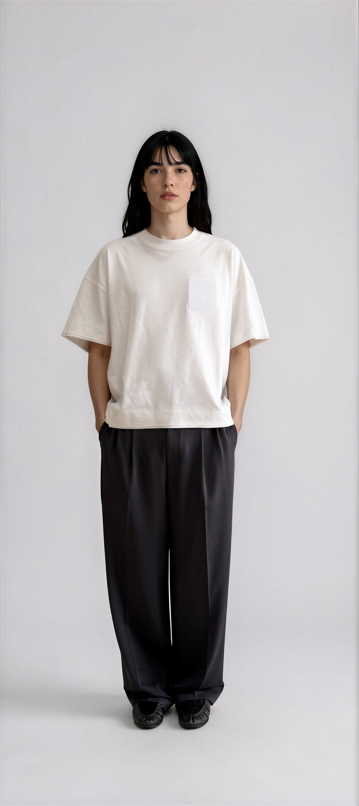 TAILORED WIDE-LEG TROUSER "THE COLUMN"